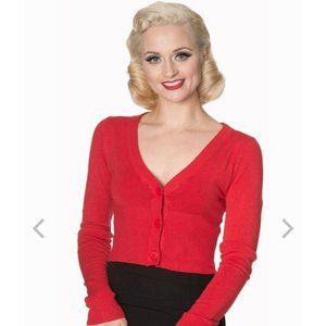 New w/Tags- Dancing Days Vintage-Style Fitted Cardigan- Size XL